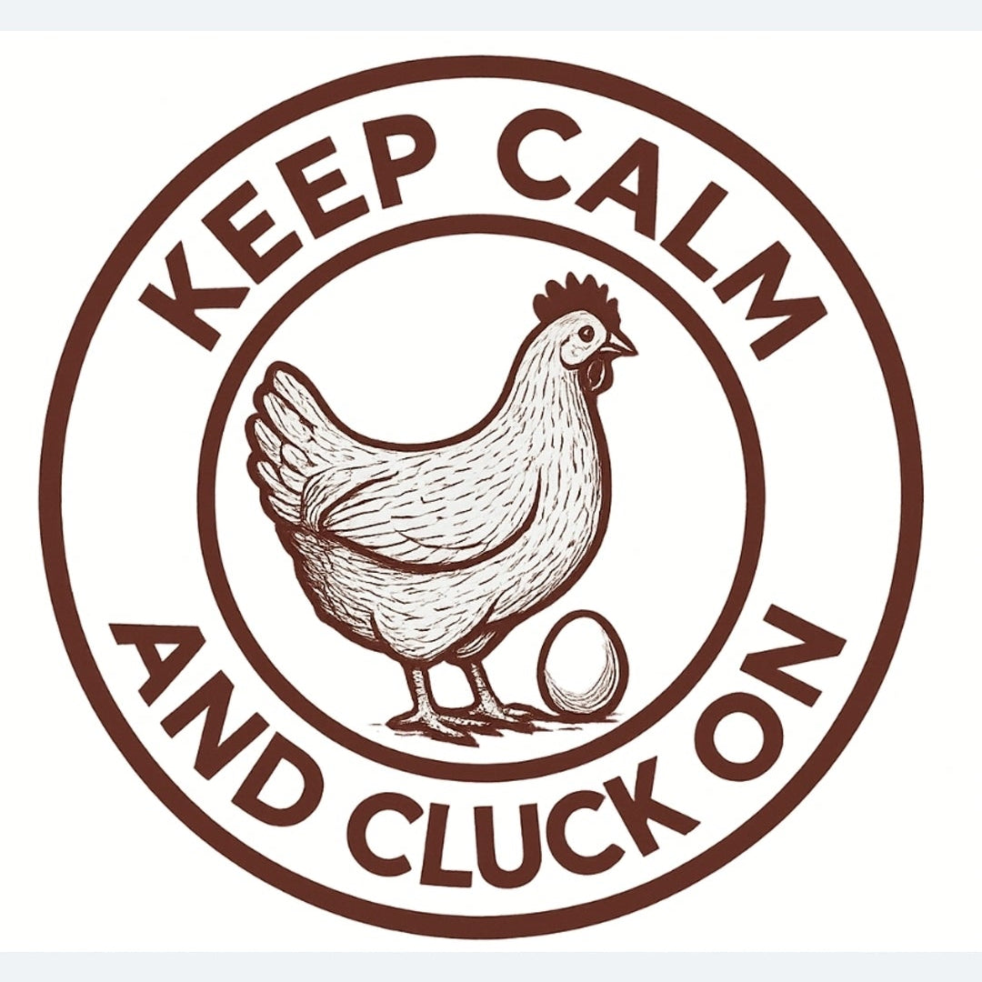 hand knitted emotion support chicken